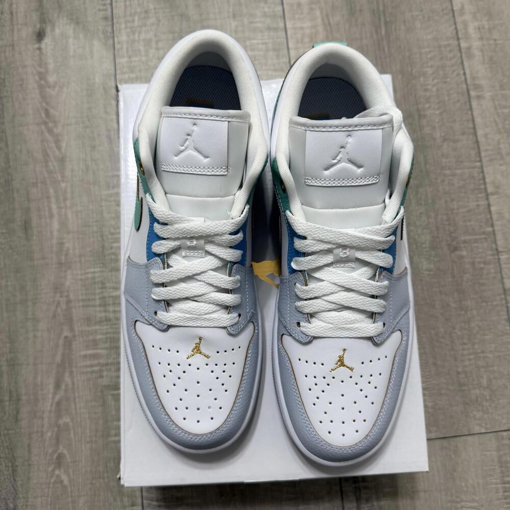 Nike Air Jordan 1 Low SE Emerald Rise FN8899-131 10.5 Women / 9 Men - Picture 3 of 9